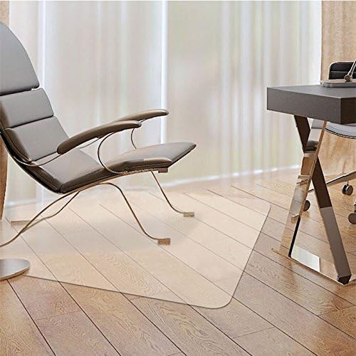 LvDD Home Office Chair Mat for Hardwood Floors Tile Floors Carpet Protection Mat, 100% BPA Free Environmentally Friendly Recycled (PVC), Translucent Frosted (Rectangular 39"x47")
