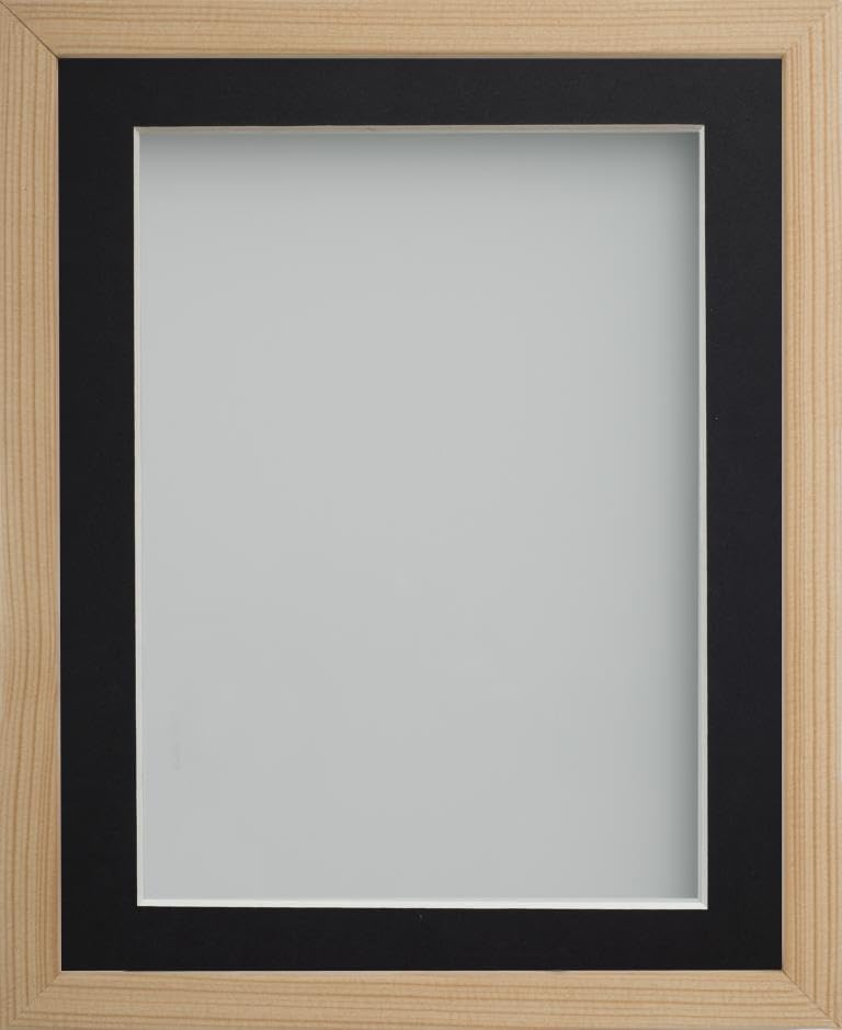 Frame Company Webber Beech with Black Mount, 9x7 for 7x5 inch