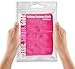 Makeup Remover Cloth (2 pack Pink) - Reusable Microfiber Facial Cleansing Towel - Wipes Face Clean
