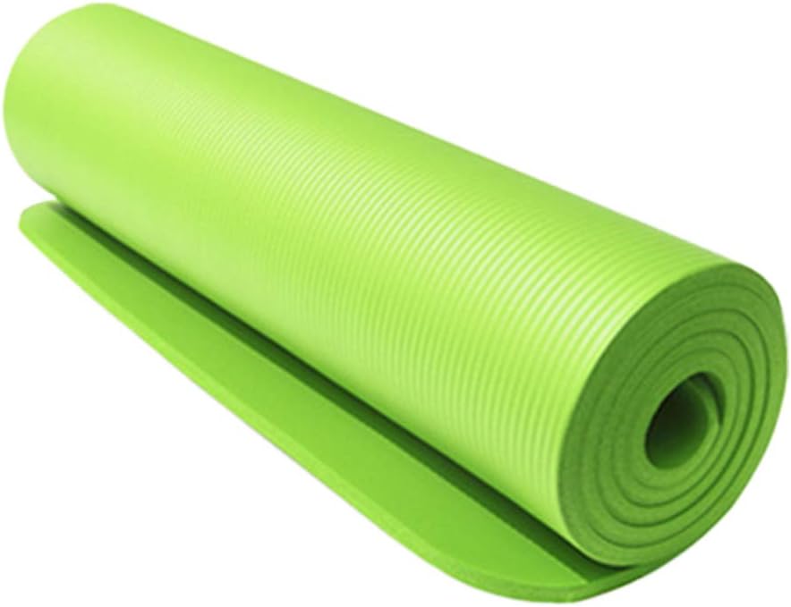 PowerLife 10mm Thick Yoga Mat Exercise Mats Non Slip Fitness Matte for Women and Men Home Workout
