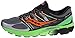 Saucony Men's Zealot ISO Running Shoe, Grey/Slime/Orange,9 M US