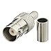 Eightwood 10pcs BNC Female Crimp RF Connector 50 ohm for RG58 RG142 LMR195 Cable