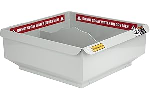 Ceelpeopar MMAC-0123 Hopper Extension for MMXR-3221 Cement Mixer, Compatible with Mud Mixer, Increase the Hopper Capacity of the From 120 Pounds of Dry Mix to 300 Pounds