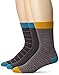 Ben Sherman Men's 3 Pack Lawrence Crew Socks, Grey Combo, 9-12