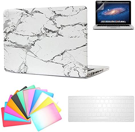 MacBook Pro 13 Case 2016 A1706/A1708,Anrain 3 in 1 Ultra Slim Snap On Hard Shell Protective Cover for 2016 MacBook Pro 13" inch with Retina Display fits Touch Bar &amp; Touch ID,White