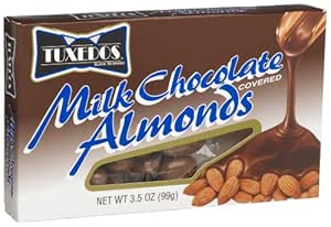 chocolate almonds tuxedos candy amazon milk