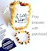 Baltic Amber Teething Necklace with Amber Bracelet for Babies (Unisex) Anti Flammatory, Drooling & Teething Pain Relief - Certified Genuine Baltic Amber Chip Bead by Lolly Llama - Honey (Light Brown)
