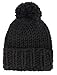 Arctic Paw Unisex Womens Men Slouchy Beanie Knitted Cap W/Faux Fur Pom Pom