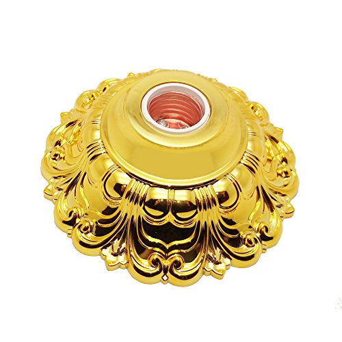 LJY 2Pack Decorative E27/E26 Edison Screw Cap Socket, Light Bulb