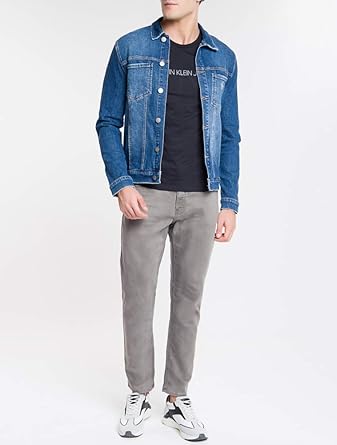 jaqueta jeans calvin klein masculina