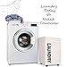 DOMICARE Large Collapsible Rolling Laundry Basket with Wheels - Foldable Clothes Hamper with Stand | Size 15.5