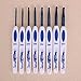 Whitelotous 8pcs Crochet Hooks Assemblies Smooth Knitting Set for Arthritic Hands DIY Crafts Needlework (Porcelain -B)