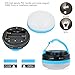 3 AA Camping Light ,Vshiny Battery Powered LED Lantern Flashlight ,Super Bright 150 Lumen Tent LightSuitable for Hiking,fishing,sailing,repairing,camping,hurricanes and Any Emergencies.（blue）