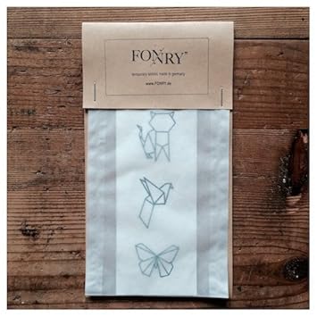 Temporary Tattoo Origami Tiere Animals Tattoos Schwarz