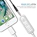 Maxboost HiFi Lightning Adapter [Apple MFI Certified] Lightning to 3.5mm Female Headphone/Earphone Aux Jack w/Music Controller [White] Make for iPhone 7, 7 Plus, 6s, 6 Plus, SE, iPad Pro, Air, Mini