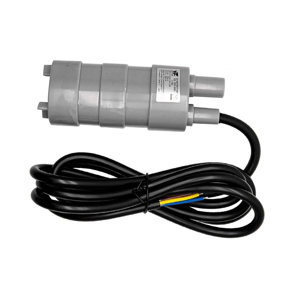 Water Pump - HugeAuto 12V Water Pump Whale Pump Pumping Head DC High Flow Submersible Pump Garden Fountain DC Brush for Camper Caravan Motorhome