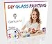 Genius Art DIY Glass Painting - Arts and Crafts Kit for Girls and Boys - Gifts for 5 6 7 8 9 10 11 12 Year Old Girl - Hottest Toys for Christmas 2019