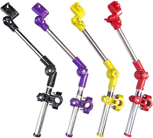Sinuote Suitable Bike Wheelchair Stroller Chair Umbrella Connector Holder Mount Stand (Black)