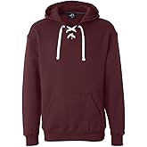 J. America unisex-adult Sports Lace Up Hoodie SweatshirtSports lace up hoodie sweatshirt