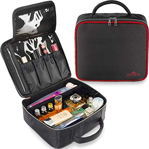 Large Toiletry Bag and Makeup Travel Kit - with TSA Approved Clear Pouch and Storage Bag by Joywia - Multifunctional Set of 3 Cases