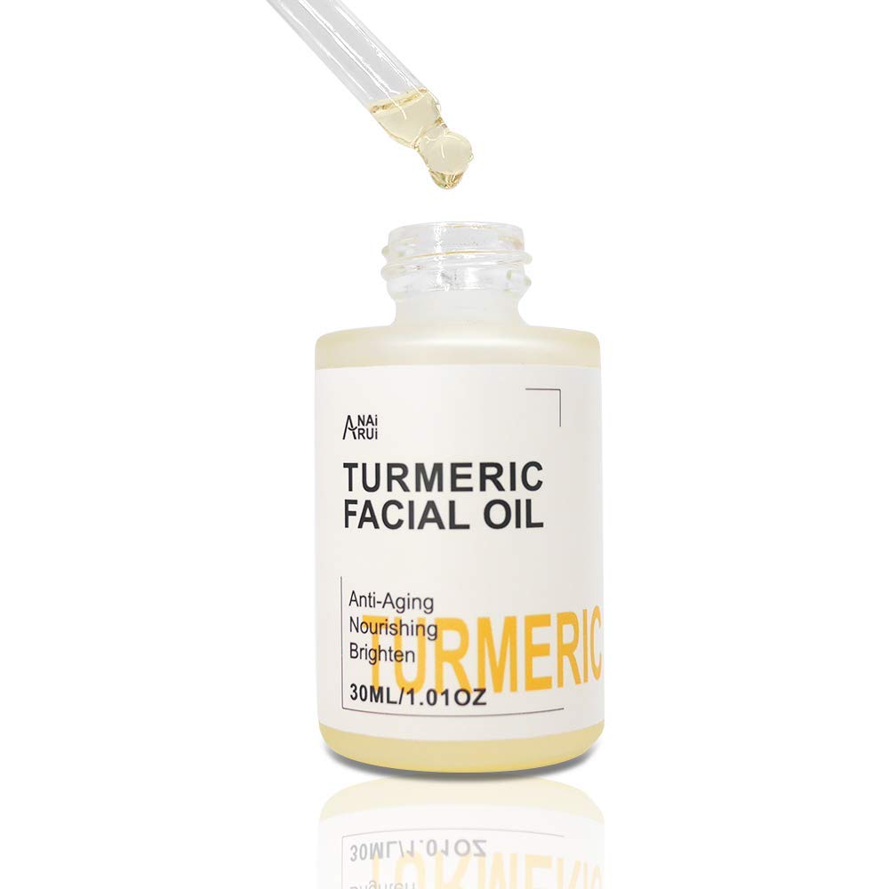 ANAIRUI Turmeric Facial Oil, Premium Anti-Aging Skin Oil, Face Moisturizer Oil, Radiant Glow Face Oil for All Skin Types, 1.06oz: Beauty