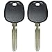qualitykeylessplus Two Replacement Transponder Chip Keys TOY44DPT for Toyota Vehicles