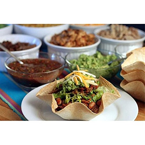 TXIN Nonstick Tortilla Pan Set, 4pcs Thicken Steel Taco Salad Bowl Makers Tortilla Shell Makers Food Grade Safety - Thumbnail 6
