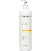 Christina - Forever Young - Gentle Cleansing Milk – Hydrating Facial Cleanser with Retinol, Glycolic Acid, Vitamins A & E – Moisturizing Face Wash for Dry Skin – Removes Makeup & Impurities – 300 ml