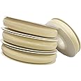 Multi Colors Stretchy Silicone Elastic Tape 5/8'' Width for Garment Accessory 5 Yards per Roll(Beige)