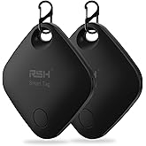 Air Tracker Tag 4 Pack Bluetooth Luggage Tracker Tag Locator Works with Apple Find My,Smart Tracker for Suitcase, Bag, Backpack, Wallet,Replaceable Battery Smart tag Finder-2pack