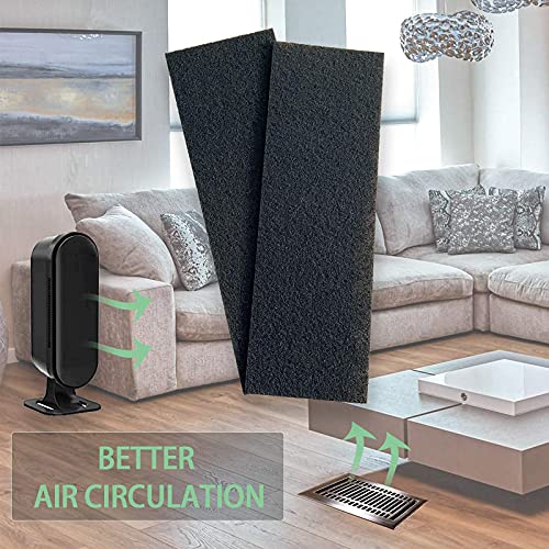Carbon Filter 12 Pack 4" x 12" Activated Charcoal Air Vent Filters