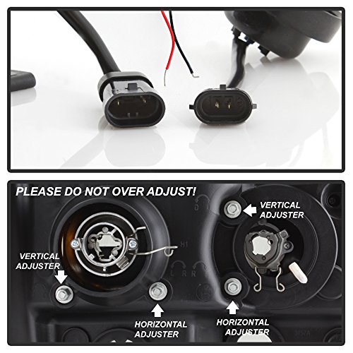 Spyder Auto 5083630 DRL LED Projector Headlights Version 2 Black DRL LED Projector Headlights