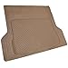 BDK Trimmable Heavy Duty Diamond Plate Cargo Trunk Mat Beige - Trim to Custom Fit for Car SUV Van