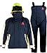 Navis Marine Sailing Jacket with Bib Pants for Men Women Waterproof Breathable Rain Suit Fishing Foul Weather Gear