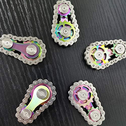 Bitopbi Sprocket Fidgets Chain Stainless Steel Fidget Cube Gears