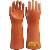 GOL-SIV Electrician Insulated Gloves - Class 2 ASTM Compliant High Voltage Electrical Insulating Rubber Gloves For Men,Electrical Safety Gloves Lineworker