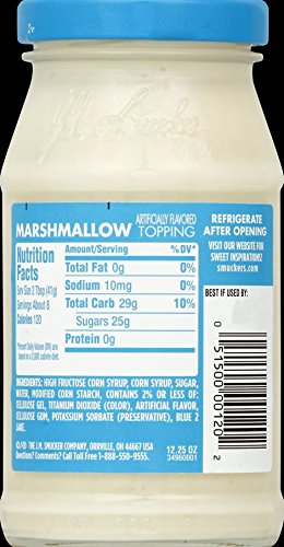 Smucker's Marshmallow Topping, 12.2500-Ounce (Pack of 6)
