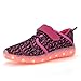 DEDU LED Light Up Shoes For Kids Boys Girls Flashing Sneakers