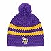 OTS NFL Minnesota Vikings Women's Winona Beanie Knit Cap, Team Color, Women's