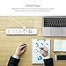 dodocool 4 Outlet Surge Protector Power Strip with 4 USB Charging Ports, 1440 joules/1100W, 4.92ft Heavy Duty Extension Cord, 100-250V for Home, Office, Travel and More (White)