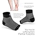 Bitly Plantar Fasciitis for Women & Men Socks Foot & Ankle Compression Sleeve, Black, XL