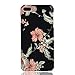 Noctilucent Floral Pattern, Amesica for iPhone 7 Plus Case, iPhone 8 Plus Case, Flex Hybrid PC Material Protective Case Cover for Apple iPhone 7 Plus/iPhone 8 Plus - (5.Inch)