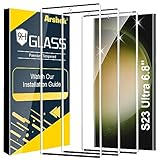 Arshek 3 Pack Galaxy S23 Ultra Screen Protector, HD