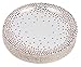 Juvale 48-Pack Rose Gold Paper Plates, Party Supplies for Appetizer, Lunch, Dinner, and Dessert, 9 Inches in Diameter