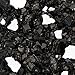 CYS EXCEL Black Reflective Fire Pit Glass (10 LBS, Approx. 1 SQ. FT.) | Multiple Color Choices Fireplace Tempered Glass Rock Crystals | Decorative Landscaping Glass Pebble Stones