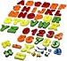 CoolSand Learning Sand Molds & Tools Kit (44 Pcs) - Works with All Other Play Sand Brands - Includes: 26 Alphabets, 15 Numbers & Math Signs, & 8 Creative Parts - Sand Not Included