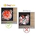 Egg Cooker Silicone Cups - Soft/Hard Boiled Eggs Without Shell - 9in1 Set PREMIUM QUALITY NonStick | 6Cups, Holder, Free Brush&Spoon, Instruction | The Original Set by EasyEggie!