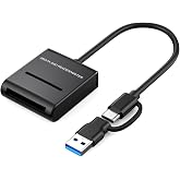 NFHK Adapter USB 3.0 USB-C Type-C Type-A Dual Connector to MSATA SSD Docking External Cable Enclosure 5Gbps