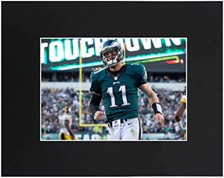 XQArtStudio Philadelphia Eagles Eagles NFL 2018 Super Bowl Champions Carson Wentz Football Team Art Print Picture Poster 8x10 Matted Artworks Print Printed Picture Photograph Gift Wall Decor Display