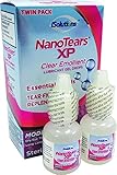 NanoTears XP Clear Emollient Lubricant Gel Eye Drops, Two 10ml bottles